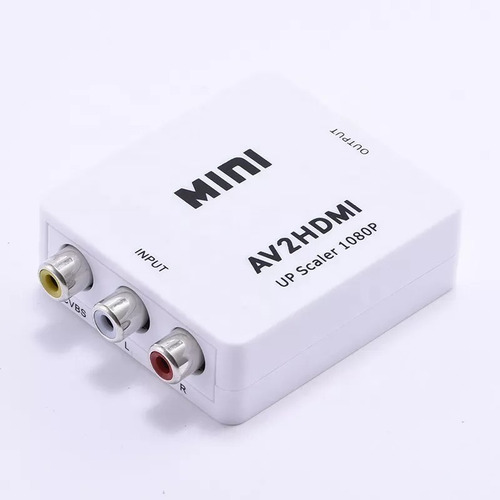 Adaptador Rca A Hdmi, Av2hdmi, Coaxial, 720p/1080p