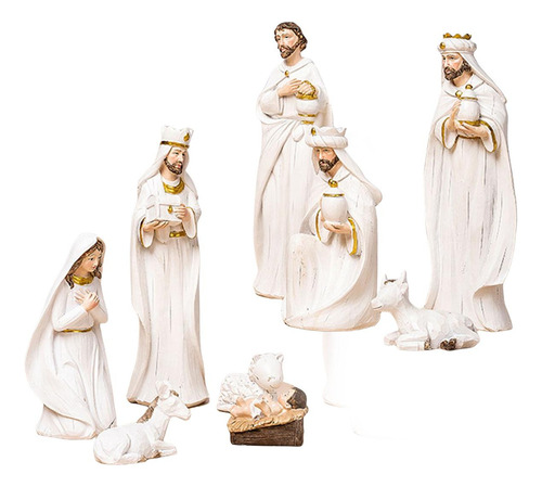 Miniatura Set Jesús Playset Adornos Resina Decorativa