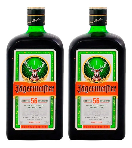 Jägermeister 700ml Original X2 Unidades