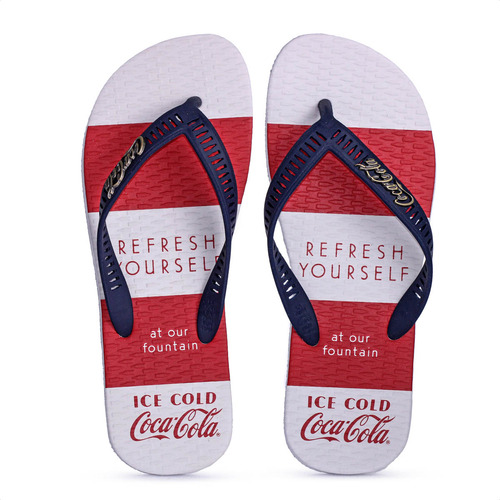 Chinelo Masculino Casual Basico Presente Coca Cola Original