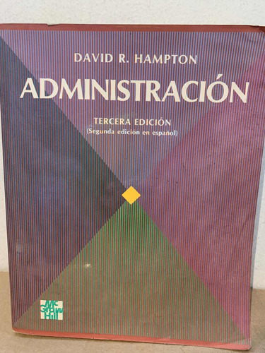 Administracion (3 Edicion) Hampton, David R.