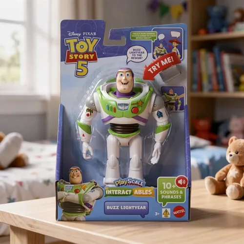 Boneco Articulado Buzzlightyear Toystory5 -22cm C/som Mattel