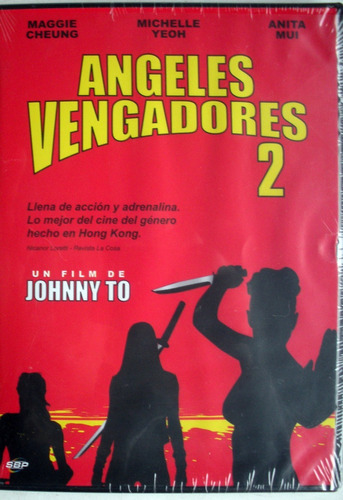 Dvd   Angeles Vengadores 2  Trio Heroico - Johnny To - Nuevo