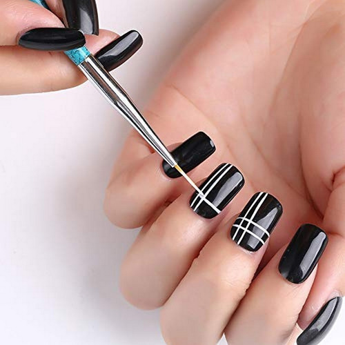 Set 3 Pinceles Liners Para Nail Art Deco Uñas