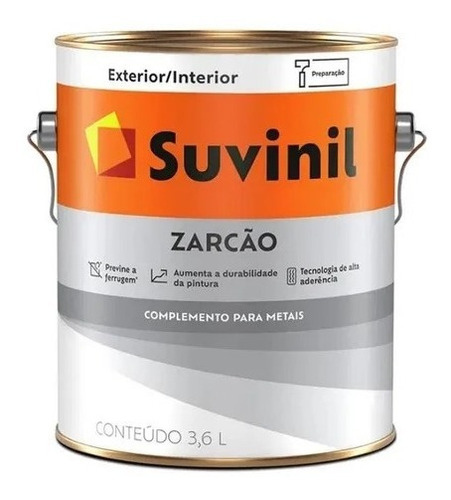 Fundo Protetor Para Ferros E Metais Zarcão 3,6 L Suvinil