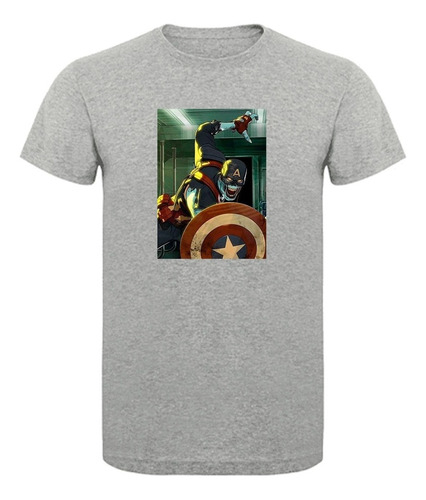 Remera Niños Algodón Capitan America Zombie What If Marvel