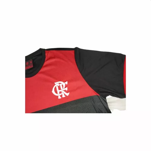 Camisa Flamengo Whip Preta Braziline Infantil - Preto