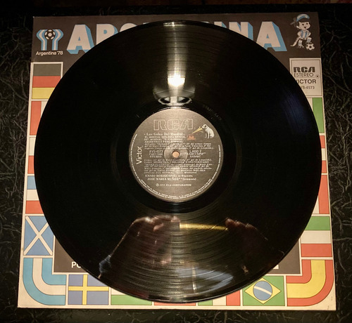 Disco Vinilo Argentina Campeón Mundial 78 J Muñoz Fantástico (Usado)