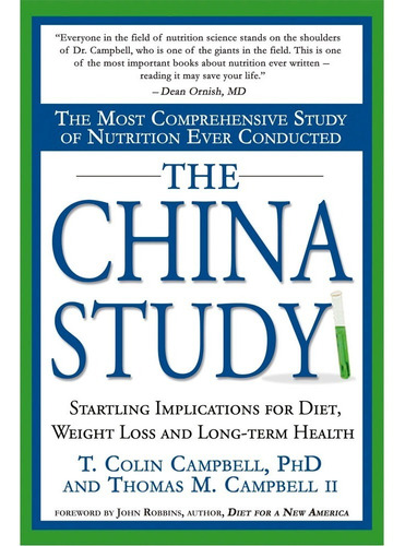 Libro The China Study De T. Colin Campbell