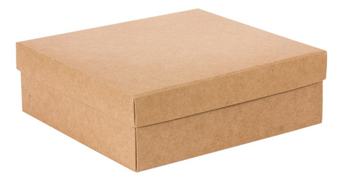 Caixa Quadrada Para Pinturacaixinha, Caixa Kraft Para Pintura De Papel Kraft 250g Com Design De Caixadescalpack Embalagens Kraft Kit X 50 Unidades