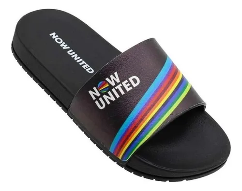 comprar Chinelo Grendene Now United Pop Collection Infantil - Preto