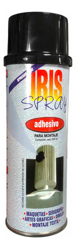 Pegamento De Contacto Iris Spray Adhesivo Para Montaje 200ml