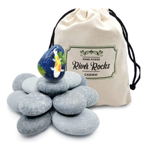Cadiem River Rocks For Painting - Piedras Para El Kit De Pin