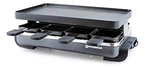 Raclette Swissmar Classic Antracita Para 8 Personas Con Parr