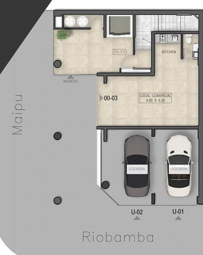 Imagen 5 de 11 de Venta Departamento 1 Dormitorio, Monoambientes, 2 Dormitorios, Barrio Abasto