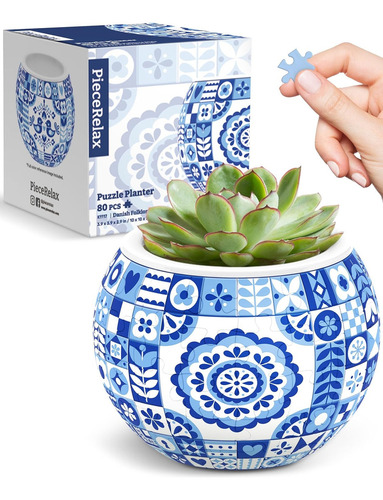 Rompecabezas Maceta 80pz Diseño Artesanal Piece Relax Pintoo