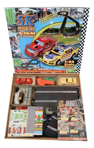 Pista De Autos Grande Tc Ocho Sk Scalextric Recorrido 5,76m