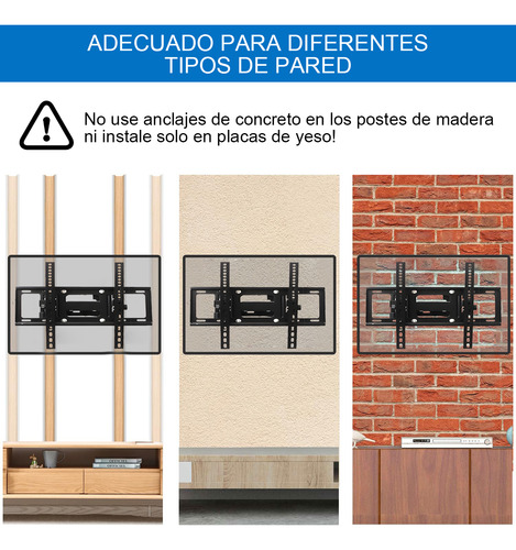 Soporte De Pantalla Tv Pared Apoyo 32 A 85 Pulgada