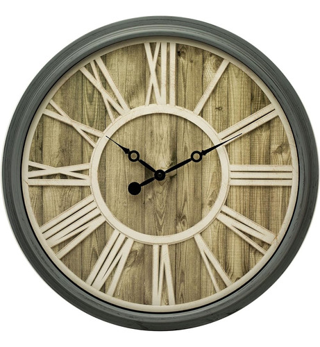 Pacific Bay Mannheim Gran Reloj De Pared Decorativo Ligero M