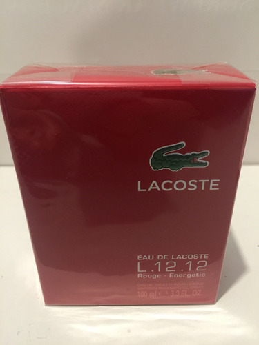 Lacoste L.12.12 Rouge-energetic, Eau De Toilette 100ml