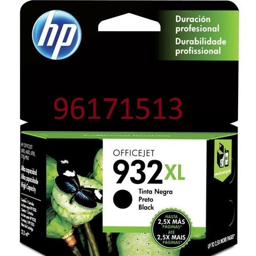 Cartucho Original De Tinta Hp 933xl Negro