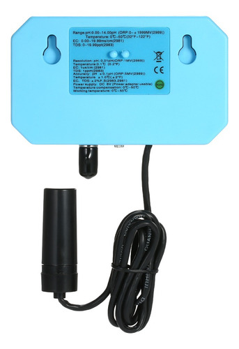 Imagen 6 de 9 de Detector De Agua Profesional 3 En 1 Ph/ec/temp Medidor