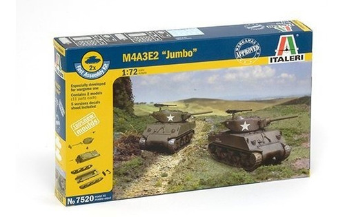 Modelo: Tanque Jumbo M4a3e2 De Italeri ×2