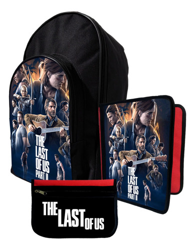 Kit Mochila+ Carpeta+ Cartu De  The Last Of Us #408