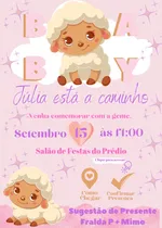 Comprar Convite Digital Chá De Bebê Convite Virtual Cha De Fralda