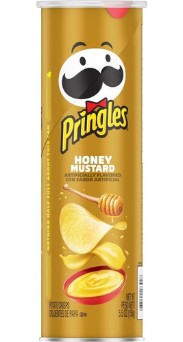Pringles Honey Mustard Flavored Papas Mostaza Miel Importada