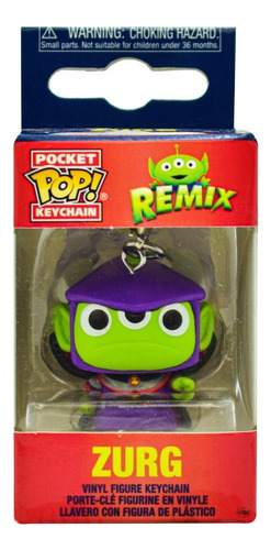 Pixar Remix Zurg Llavero 4cm Pocket Pop Funko