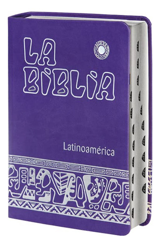 Biblia Latinoamerica Simil Piel Letra Grande Con Uñero