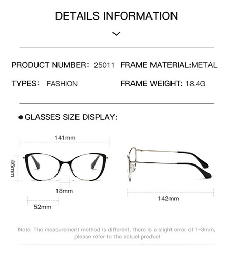 Mujer Lentes De Moda Transparentes Para Luz Azul Computadora
