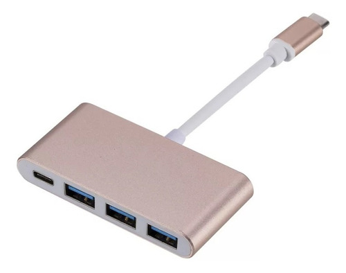 Convertidor Adaptador Cable Tipo C A 3 Puertos Usb 3.1 