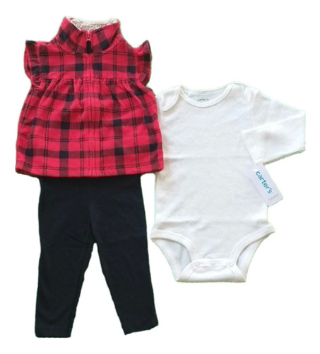 Conjunto Carter's  Navideño, Talla 18 Meses Niña 