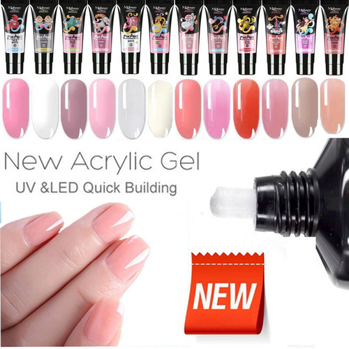 Kit De Extensión De Gel Para Uñas De Polietileno, Líquido, S
