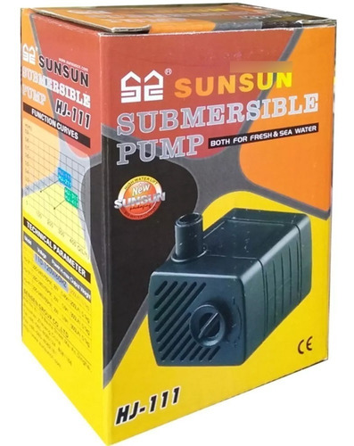 Bomba Submersa Sunsun Hj-111 50a200 L/h Aquarios Fontes 110v