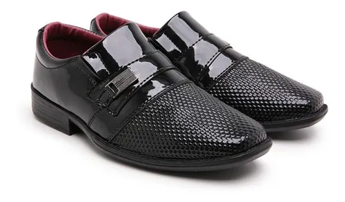 Sapato social infantil masculino cheap verniz