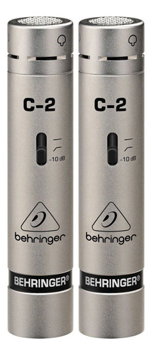 Microfones Behringer C-2 Condensador Cardioide cor prateado