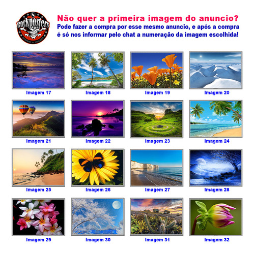Quadro Praia Sol Beach Mar Litoral Com Moldura A2 60x42 Cm C
