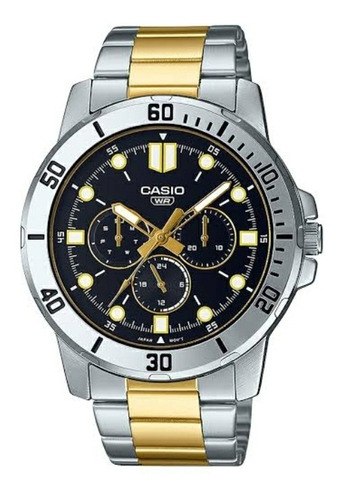 Reloj Casio Modelo Mtp-vd300 Metal Combinado