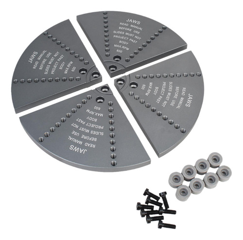 Cole Jaw Set Mandriles De Torno De Madera Herramientas Gris