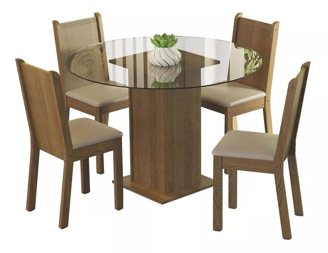 Terceira imagem para pesquisa de mesa redonda 4 cadeiras