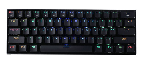 Teclado Mécanico Gamer 60% Redragon Draconic K530-rgb, Us