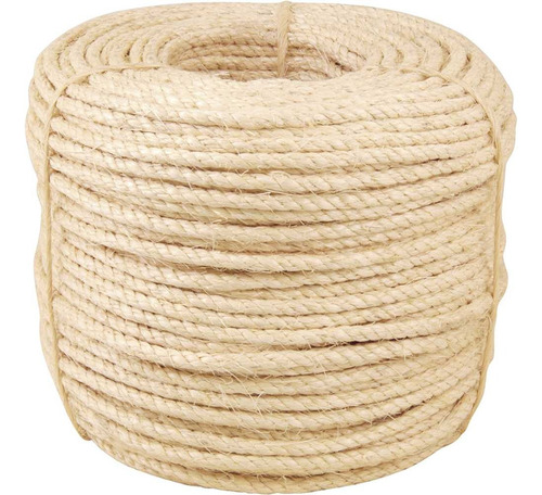 Corda De Sisal 6 Mm C/ Rolo De 220 Metros Vonder