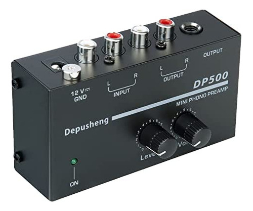 Depusheng Ultracompact Phono Tocadiscos Preamplificador Dp5