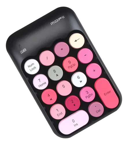 comprar Teclado Numérico Sem Fio 2.4g, Teclado Portátil Preto Cor