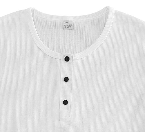 Polera Básica Para Hombre, Estilo Gofre Casual, Polera Henry