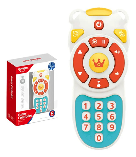 Control Remoto Musica Luces Para Bebe Aprende Ingles