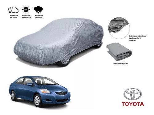 Lona Afelpada Impermeable Cubre Auto Toyota Yaris 2007